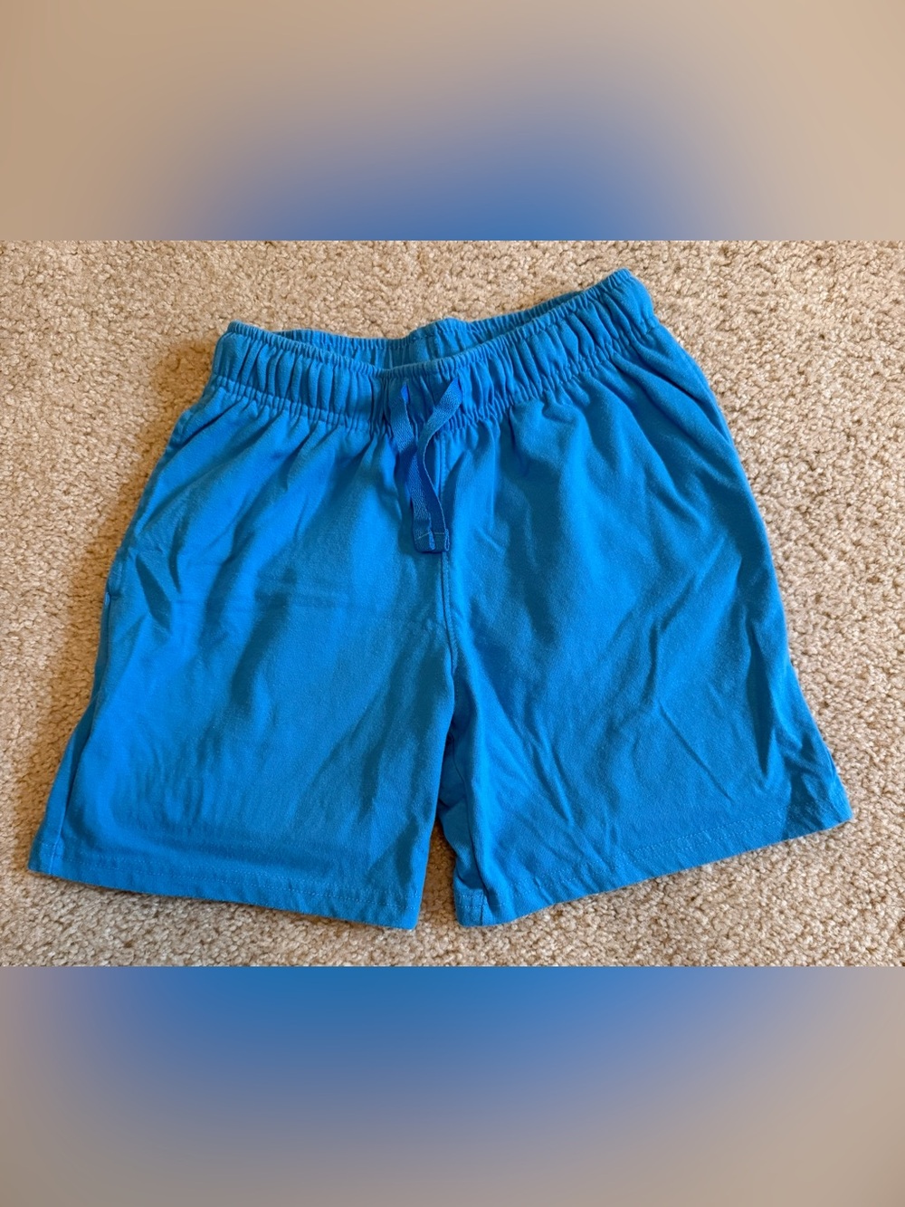 Cat & Jack Bright Blue Elastic Waist Athletic Shorts